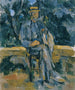 landsbygdsporträtt - Paul Cézanne — vy av konstverket