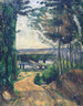 Väg till sjön - Paul Cézanne — vy av konstverket