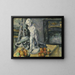 naturtavla med en gips-Cupido - Paul Cézanne — inramlat konstverk på väggen