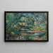 Le Ruisseau - Paul Cézanne — inramlat konstverk på väggen