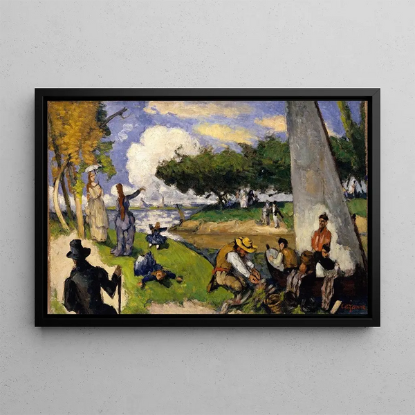 Paul Czanne - The Fishermen Fantastic Scene.webp