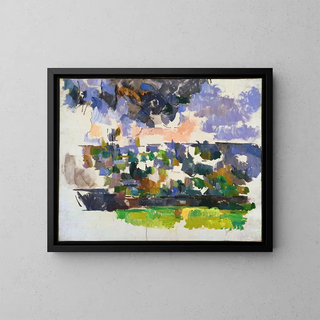 Le jardin aux Lauves - Paul Cézanne — inramlat konstverk på väggen