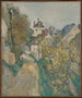 The House of Dr. Gachet in Auvers-sur-Oise - Paul Cézanne — vy av konstverket