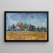 La maison des pigeons de Bellevue - Paul Cézanne — inramlat konstverk på väggen