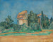 La tour des pigeons à Bellevue - Paul Cézanne — vy av konstverket