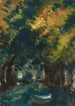 En allé - Paul Cézanne — vy av konstverket