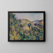 Vue du Domaine Saint-Joseph - Paul Cézanne — inramlat konstverk på väggen