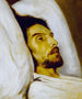 porträtt av en man på sin dödsbädd, tidigare kallad Armand Carrel - Paul Delaroche — vy av konstverket