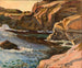 Falaises de Californie - Paul Dougherty — vy av konstverket