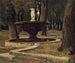Fontaine i Villa Borghèse-parken i Rom - Paul Flickel — vy av konstverket