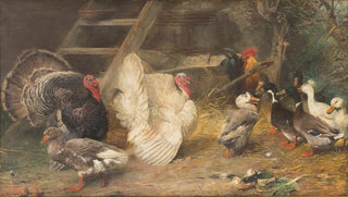 Paul Friedrich Meyerheim - Poultry yard.webp