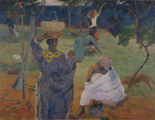 Bland mangos i Martinique - Paul Gauguin — vy av konstverket