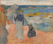 Strandscen - Paul Gauguin — vy av konstverket