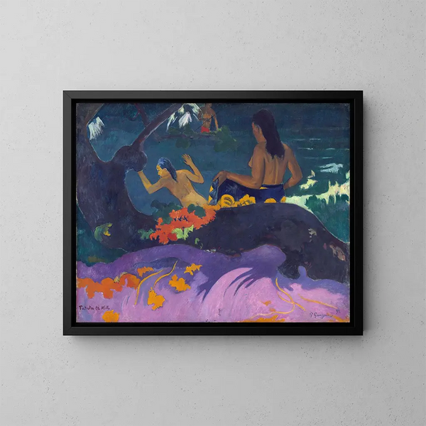Fatata te Miti - Paul Gauguin — inramlat konstverk på väggen