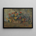 Naturtavla med blommor - Paul Gauguin — inramlat konstverk på väggen