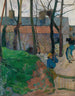 Hus vid Pouldu - Paul Gauguin — vy av konstverket