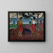 Le Raro te Oviri under pandanus - Paul Gauguin — inramlat konstverk på väggen