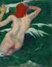 In the Waves Dans les Vagues - Paul Gauguin — vy av konstverket
