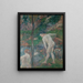 La Baignade ou Deux baigneuses - Paul Gauguin — inramlat konstverk på väggen