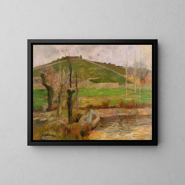 Landskap nära Pont-Aven - Paul Gauguin — inramlat konstverk på väggen