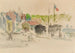 Le Village - Paul Gauguin — vy av konstverket