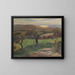 Les Champs au bord de la mer - Paul Gauguin — inramlat konstverk på väggen