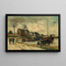 Les usines Cail et quai de Grenelle - Paul Gauguin — inramlat konstverk på väggen