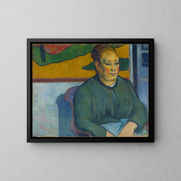 Madame Roulin - Paul Gauguin — inramlat konstverk på väggen