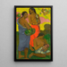 Maternité II - Paul Gauguin — inramlat konstverk på väggen