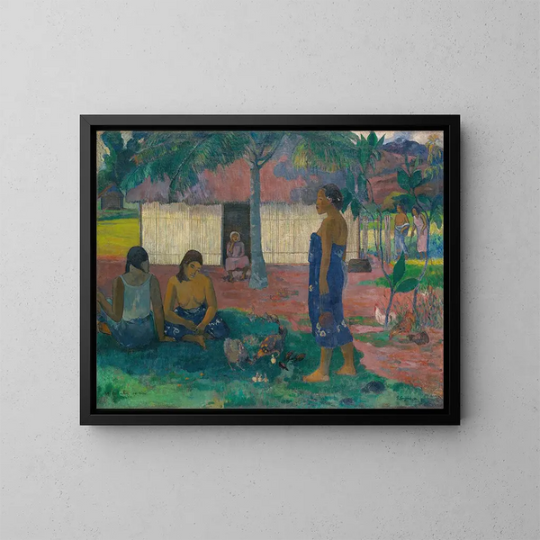 Varför är du arg? - Paul Gauguin — inramlat konstverk på väggen