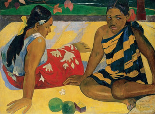 Parau Api Vilka nyheter - Paul Gauguin — vy av konstverket