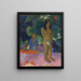 Les paroles du diable - Paul Gauguin — inramlat konstverk på väggen