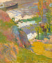 Fiskare och badare på Aven - Paul Gauguin — vy av konstverket