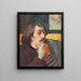 Självporträtt - Paul Gauguin — inramlat konstverk på väggen