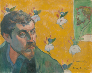 Paul Gauguin - Selfportrait with portrait of Bernard Les Misrables.webp