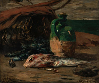 Naturtavla - Paul Gauguin — vy av konstverket