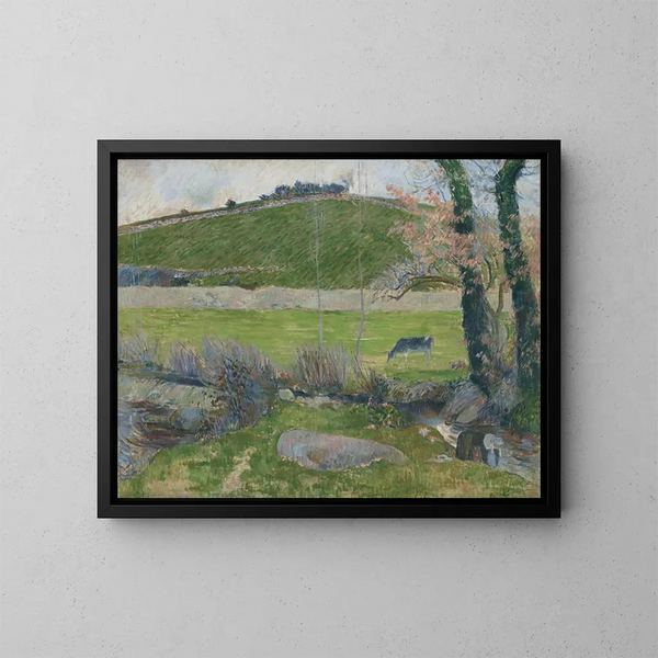 På Aven uppströms Pont-Aven - Paul Gauguin — inramlat konstverk på väggen