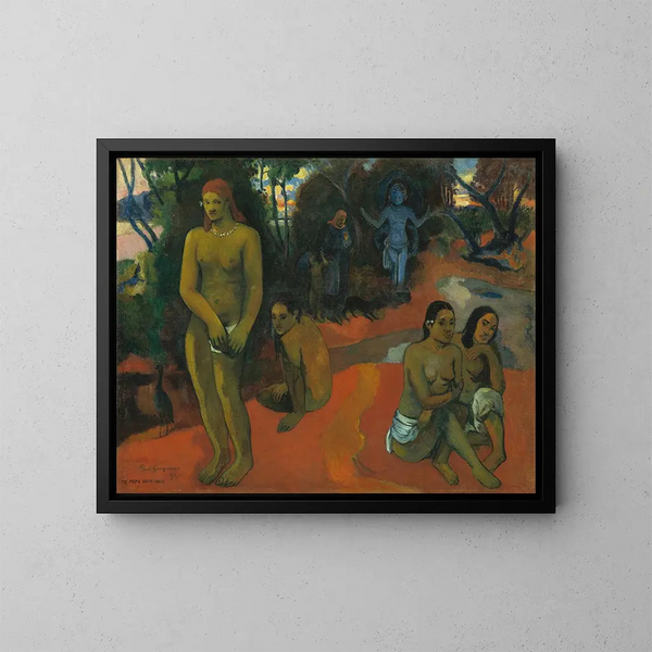Les Eaux Délectables de Te Pape Nave Nave - Paul Gauguin — inramlat konstverk på väggen