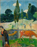 La vache rouge - Paul Gauguin — vy av konstverket