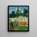 La vache rouge - Paul Gauguin — inramlat konstverk på väggen
