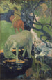 Le Cheval blanc - Paul Gauguin — vy av konstverket