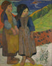Två bretonska kvinnor vid havet - Paul Gauguin — vy av konstverket
