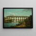 Vue du Pont du Gard - Paul Grégoire — inramlat konstverk på väggen