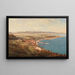Vue sur Bregenz au bord du lac de Constance - Paul Heitinger — inramlat konstverk på väggen
