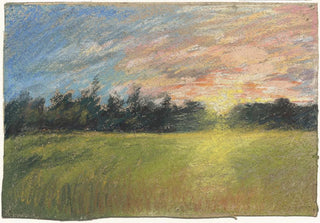 Paul Huet - A Meadow at Sunset.webp