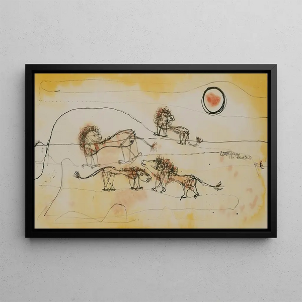Paul Klee - A Pride of Lions Take Note.webp