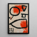 Alea jacta - Paul Klee — inramlat konstverk på väggen