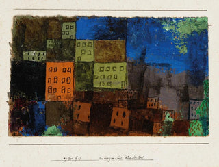 Quartier en montée - Paul Klee — vy av konstverket