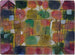 Träd och arkitektur: rytmer - Paul Klee — vy av konstverket