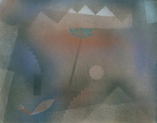 Fågel som flyr bort - Paul Klee — vy av konstverket